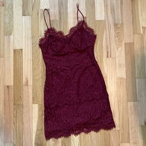 Lacy mini dress